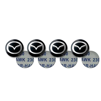 10 Vnt. kaip 14mm Nuotolinio Valdymo Mygtuką Emblema Logotipas Įklija, Mazda 5 6 323 626 RX8 7 MX3 MX5 Atenza Axela Automobilių Reikmenys