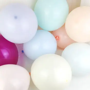 10 vnt./daug Karšto pardavimo Macaroon balionas spalvotų latekso balionas 10 colių vestuvių, gimtadienio apdailos helio balionas