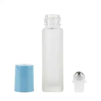 10ml Šveitimas Stiklo Butelis, Marmuro Roller Ball Sidabro Padengti Tuščias Kosmetikos Konteineriai eterinis Aliejus Kelionės Butelis