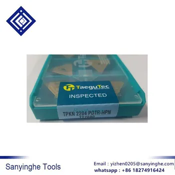 10vnt/daug TPKN2204PDTR-HPN TT7080 cnc karbido tekinimo įterpti cnc tekinimo peilis tekinimo įrankis