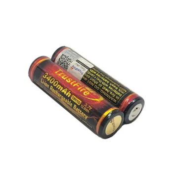 10vnt/daug TrustFire 18650), 3,7 V 3400mAh Ličio Baterija, Įkraunamas Baterijas su PCB Apsaugos LED Žibintai priekinių Žibintų