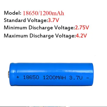 10vnt/daug kingwei 1200mah 18650 Įkrovimo 3.7 V, Li-ion Ličio Baterijos Įkrovimo LED Žibintuvėlis Powerbank Kamera Žaislas Žibintai
