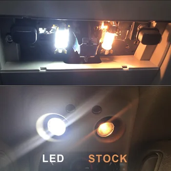 11Pcs Xenon baltas LED Vidaus apšvietimo Lemputės Pakuotės Rinkinys-2019 FORD F150 Žemėlapis Kamieno Dome Licenciją plokštelės šviesos
