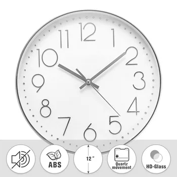 12inch Sieninis Laikrodis Modernus Minimalistinis Miegamasis Silent Laikrodžiai Asmenybės Kūrybos Kambarį Mados Sienos Žiūrėti Namų Meno Dekoro