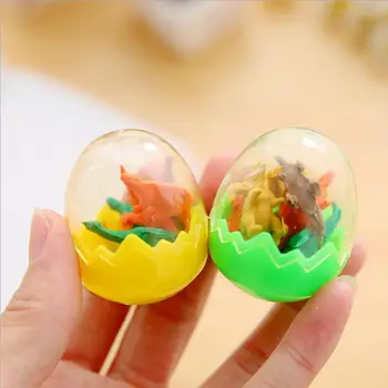 1PC Dinozaurų Kiaušinius Trintukas Korėja Kūrybos Animacinių filmų Gumos Naujovė Trintukai Vaikams Dovanų Žaislas