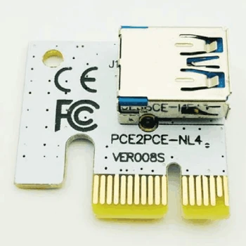 1X iki 16X Vaizdo ilgiklis Kasybos PCI-E Pratęstas Linija Kortelės Adapteris, skirtas PC Kompiuteris ilgiklis
