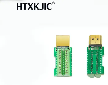 (2-Pack) HDMI male jungtis su varžto jungtis