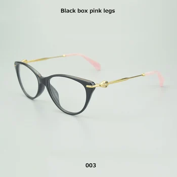 2019 naujas Prekės ženklas Mados Importuotų lapas retro trumparegystė akinių rėmeliai TH871 kovos su blue ray kompiuterio akinių, moters katės akiniai