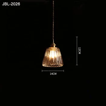 2020 Naujas Atvykti Twist Vielos Krištolo Stiklo Lempos Atspalvis Modernios Lempos Led Pakabukas Lempa, Virtuvė Liustra kabo lempa