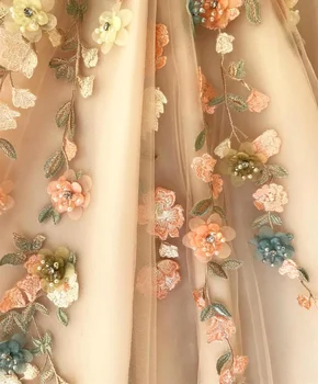 2020 Naujas Mados Vakarą Suknelė Appliques Gėlių Rankovių Pokylių Šalis Suknelė Brangioji Vieną Petį Padalinta Oficialią Suknelės