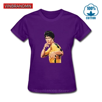 2020 Naujas Vasaros Mados Bruce Lee Atspausdintas T-shirt Animacinių filmų Bruce Lee Dizaino moterų spalvinga trumpomis rankovėmis T Marškinėliai lady vatos Pagaliukai
