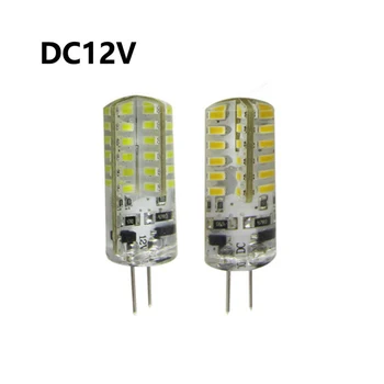 2vnt G4 LED Lemputės 3W 5W 3014SMD LED Lempos Pen Lizdas Lemputės Lemputės DC / AC DC 12V / 220V