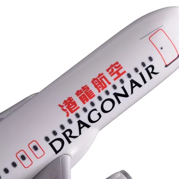 37cm Dervos Orlaivių Plokštumoje Modelis A320 Hongkong Uosto Dragon Oro Airlines Statinis Modelis HongKong Uosto Dragon Aviacijos kompanija 