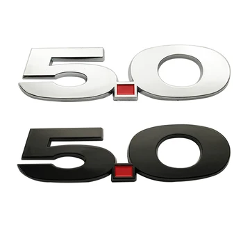 3D ABS 5.0 Logotipą, Automobilių Lipdukas Logotipas Ženklelis Kamieno Decal Ford Mustang GT 500 