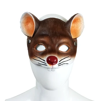 3D PU Plakti Gyvūnų Pelės Kaukė Halloween Carnival Šalies Kalėdų Kostiumas Cosplay Kaukė Vyrams, Moterims