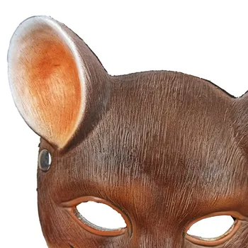 3D PU Plakti Gyvūnų Pelės Kaukė Halloween Carnival Šalies Kalėdų Kostiumas Cosplay Kaukė Vyrams, Moterims