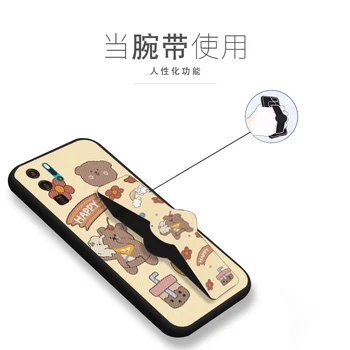 3D Sulankstyti Dirželis Telefoną Atveju Huawei P Smart Z Plius Y5 Y6 Y7 Y9A Y9 Premjero 2019 Magnetas Visą Galinį Dangtelį