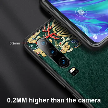 3D Įspausti Odos Atveju Huawei P Smart Z Plius Y9S 2019 Coque Matinis Dangtelis Telefoną Atveju Huawei Mate 10 Pro Garbės 10 10i 8X