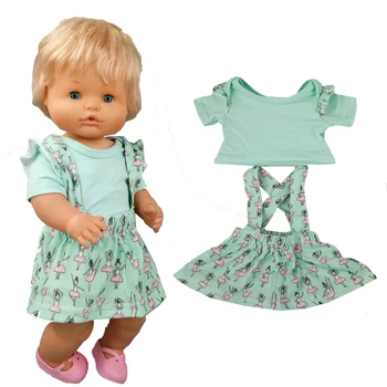40cm Nenuco lėlės dirželis suknelė Ropa y su Hermanita 17 colių kūdikio sesuo lėlės drabužiai