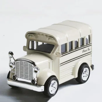 8.3 CM 1:36 Masto Žaislas Automobilis Metalo Lydinio Q Versija Klasikinis Mokyklos Autobusas Traukti Atgal Diecasts Transporto priemonės Modelis Žaislai F Vaikams Kolekciją