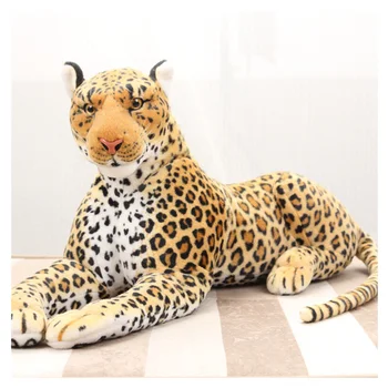 90cm Didelis Pantera Pliušiniai Žaislai, Minkšti Dideli Guli Liūtas Iškamšos, Lėlės mergaitėms Dovanos Realiame Gyvenime Pliušinis Lėlės Leopardas