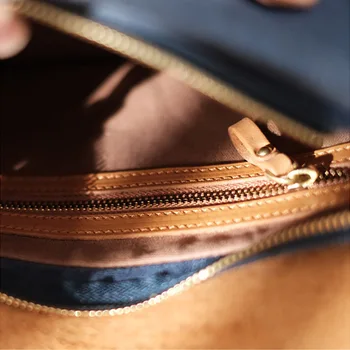 AETOO Odos retro messenger bag, didelės talpos krepšys, moterų literatūros odos pečių maišą