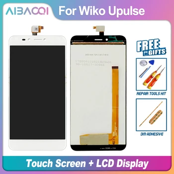 AiBaoQi Naujas Originalus 5.5 colių Jutiklinis Ekranas + 1280x720 LCD Ekranas Asamblėjos Pakeisti Wiko U pulsas/Upulse Telefono modelis