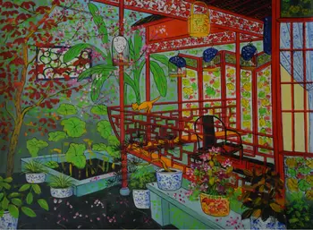 Aliejaus Tapybai Rankomis Dažyti Kinų dailininkai FangXiang Tapybos Drobės Modernios Sienos paveiksl Namų dekoro #857