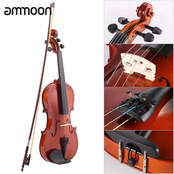 Ammoon 3/4 Gamtos Akustinis Smuikas Smuiku Eglė Plieno String su Atveju, Pavėsinė Lankas Styginis Instrumentas skirtas Muzikos Mėgėjams