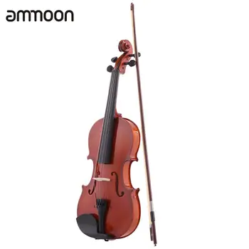Ammoon 3/4 Gamtos Akustinis Smuikas Smuiku Eglė Plieno String su Atveju, Pavėsinė Lankas Styginis Instrumentas skirtas Muzikos Mėgėjams