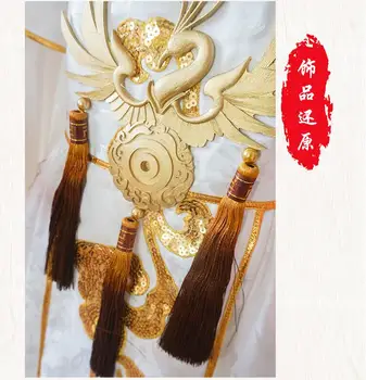 Anime Tian Guan Ci Fu Cos Xie Lian Yue Shen Kostiumas Tian Guan Ci Fu Platinum Povas Cosplay Costmes Pilnas Komplektas