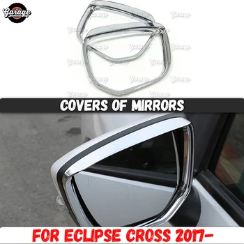 Apima veidrodžiai atveju Mitsubishi Eclipse Kryžiaus 2017 - ABS plastiko liejimo 1 set / 2 vnt automobilių apdailos stilius