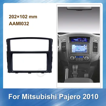 Automobilio Radijas Fasciją GPS Navigacijos Fasciją Skydelis tinka Mitsubishi Pajero 2010 Skydelis Brūkšnys Pritvirtinkite