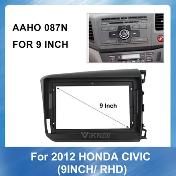 Automobilio Radijas fascia HONDA CIVIC 2012 (RHD), Brūkšnys Rinkinys Refitting Montavimo Rėmas Stereo Pultas Galvos Vienetas Bezel Kairėje Ratai