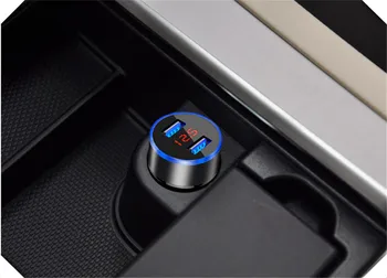 Automobilis Yra Multi-funkcija auto Kroviklis Dual USB Kia Cadenza Sportage SORENTO venga Teliūrido Pro Venga Siela Forte5