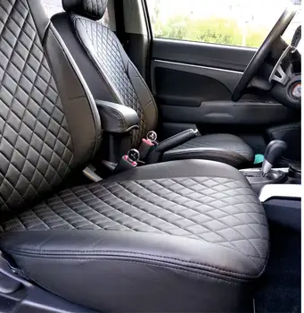 Avtochehly autopilotas Volkswagen Passat B 5-5 + sedanas (1996-2005), ekokozha juoda + Pilka avtochehly avtochehol ekokozha apima mašinos salonas avtochehly sėdynių užvalkalai auto sėdynės