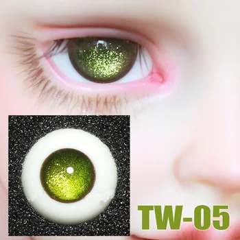 BJD Doll eyes tinka 1-31-41-6 dydis akis TW-05 putojantis ne mokinys serija stiklo akis lėlės priedai