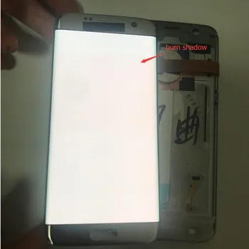 Bandymas Sudeginti Šešėlis LCD Ekranas Samsung S7 krašto LCD Ekranas S7 krašto G935 G935F Ekranas LCD Ekranas Touch 