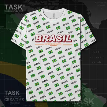 Brazilija Brazilijos LIEMENĖLĖ brasil Quick Dry marškinėliai vyriški prekinių ženklų marškinėliai vyrams topai marškinėliai nauja, t-shirt laisvalaikio salė vasaros drabužių