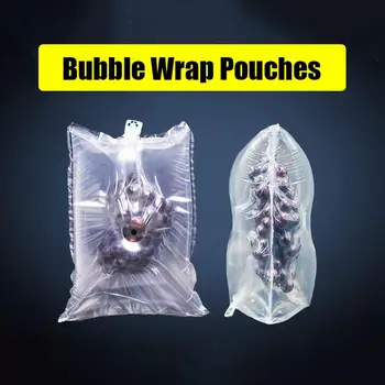 Buferio Tuščiaviduriai pripučiami Plastikinės Pakuotės Bubble Wrap Krepšiai Pripučiamą Oro Pagalvę Paketas Su Kvėpuojantis Skylę