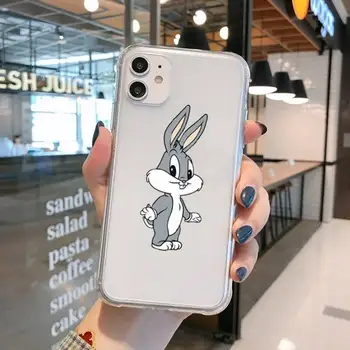 Bugs Bunny juokingas animacinių filmų Telefono dėklas Permatomas, 