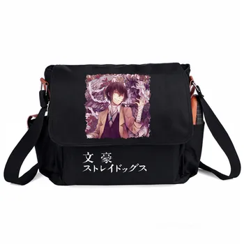 Bungou Benamių Šunų Anime Moterys Vyrai maišelį Paauglys Studentų Rankinės Nailono rankinės Tote krepšys