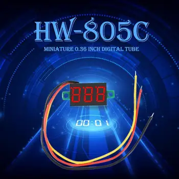 DC0V-100V 0.36 colių Skaitmeninis Įtampos Raudonas LED Ekranas Gerą Stabilumą ir Aukštą Matavimo Tikslumą Metrų Voltmeter Testeris