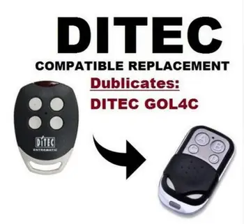 DITEC GOL4C Pakeitimo, nuotolinio valdymo pulteliu pakeitimo, klonas 433.92/433MHz fiksuotojo kodas raktas fob gražus