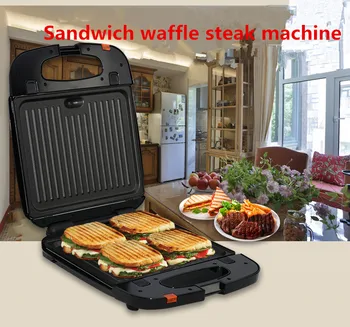 Daugiafunkcinis Panini mašina sandwich maker pliurpalas maker pusryčiai barbekiu dešrelių mašina, kepta duona, kepsnys mašina