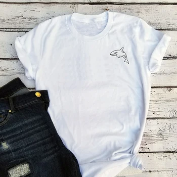 Dinozaurų Marškinėliai Gyvūnų Mielas Tees 2020 Metų Mados Viršūnės Gėlės, Augalai Tee GirlsTops Moterys T-shirt Laišką Atsitiktinis Spausdinti Moterų Derliaus