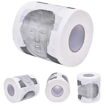 Donald Trump Humoro Tualetinio Popieriaus Ritinėlis Naujovė Juokinga Kamštukas Dovana Sąvartynas su Koziris