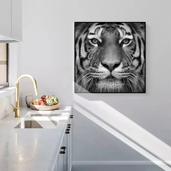 Drobė Meno Aliejaus Tapybai Miškų Karaliumi Tigras Meno Plakato Nuotrauką Sienų Dekoras Modernių Namų Puošmena kambarį Biuras