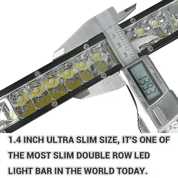 Dual Eilės Ultra Slim LED Darbo Lemputė 7