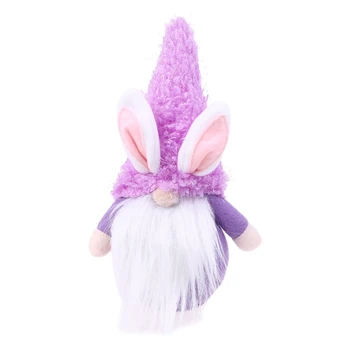 Easter Bunny Gnome Rankų Darbo Švedų Tomte Triušis Pliušiniai Žaislai, Lėlės, Papuošalai Nameliuose Šalis Dekoro Vaikas Velykų Dovana
